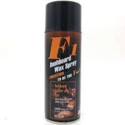 Dashboard wax spray