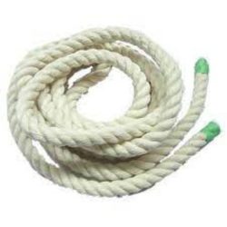 Tying rope white
