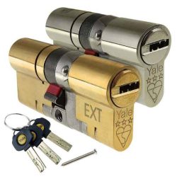 Yale Cylinder Lockset Gold