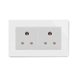 Double socket 15amp