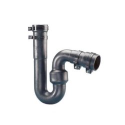 Rubber P-trap 32-40mm