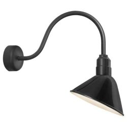 wall angle light black (black)