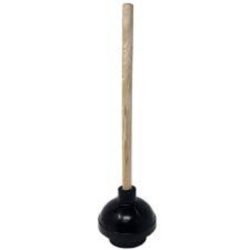 Toilet Plunger (wooden handle)
