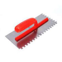 Knotched Trowel (red & black ha